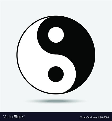 Taoist Yin Yang Symbol .